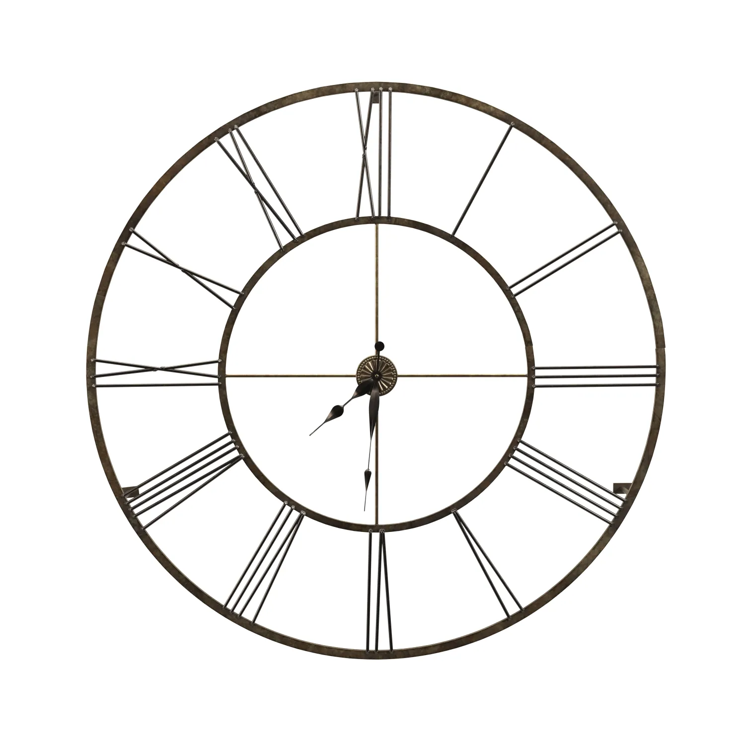Large Wall Clock PBR 3D Model_01